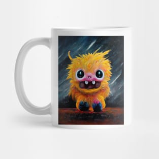 Cute orange friendly monster Mug